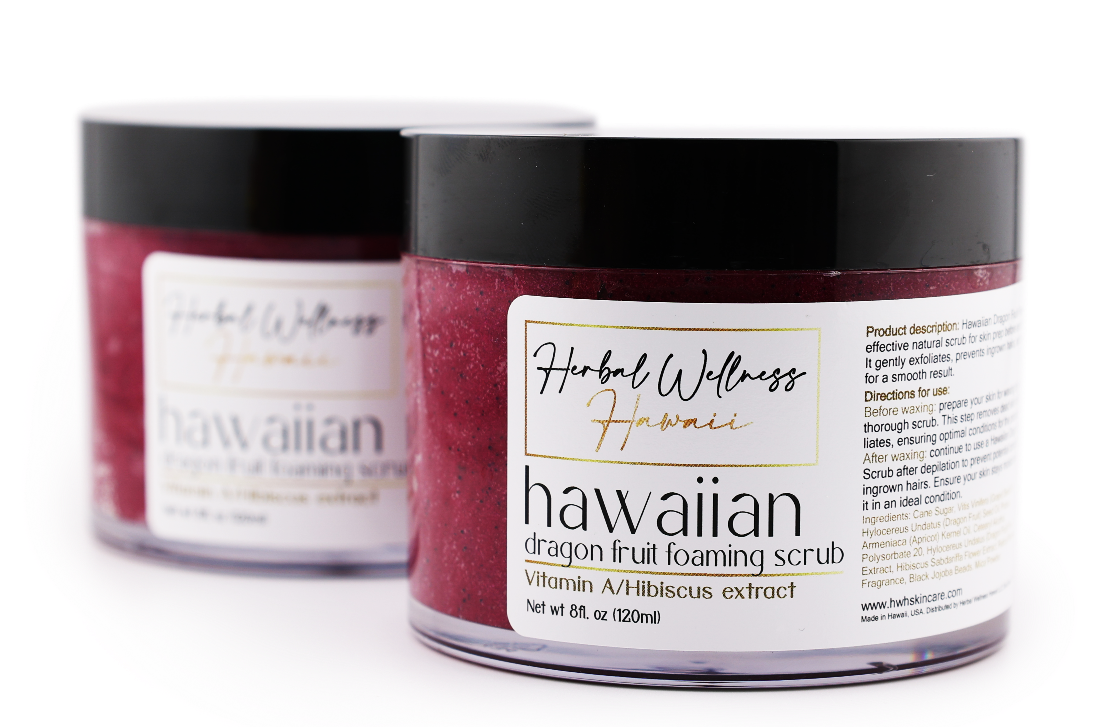 Hawaiian Dragon Fruit Foaming Pre Shave Scrub