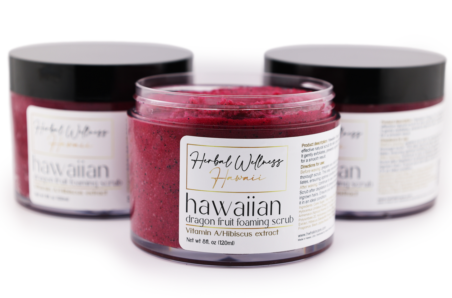 Hawaiian Dragon Fruit Foaming Pre Shave Scrub