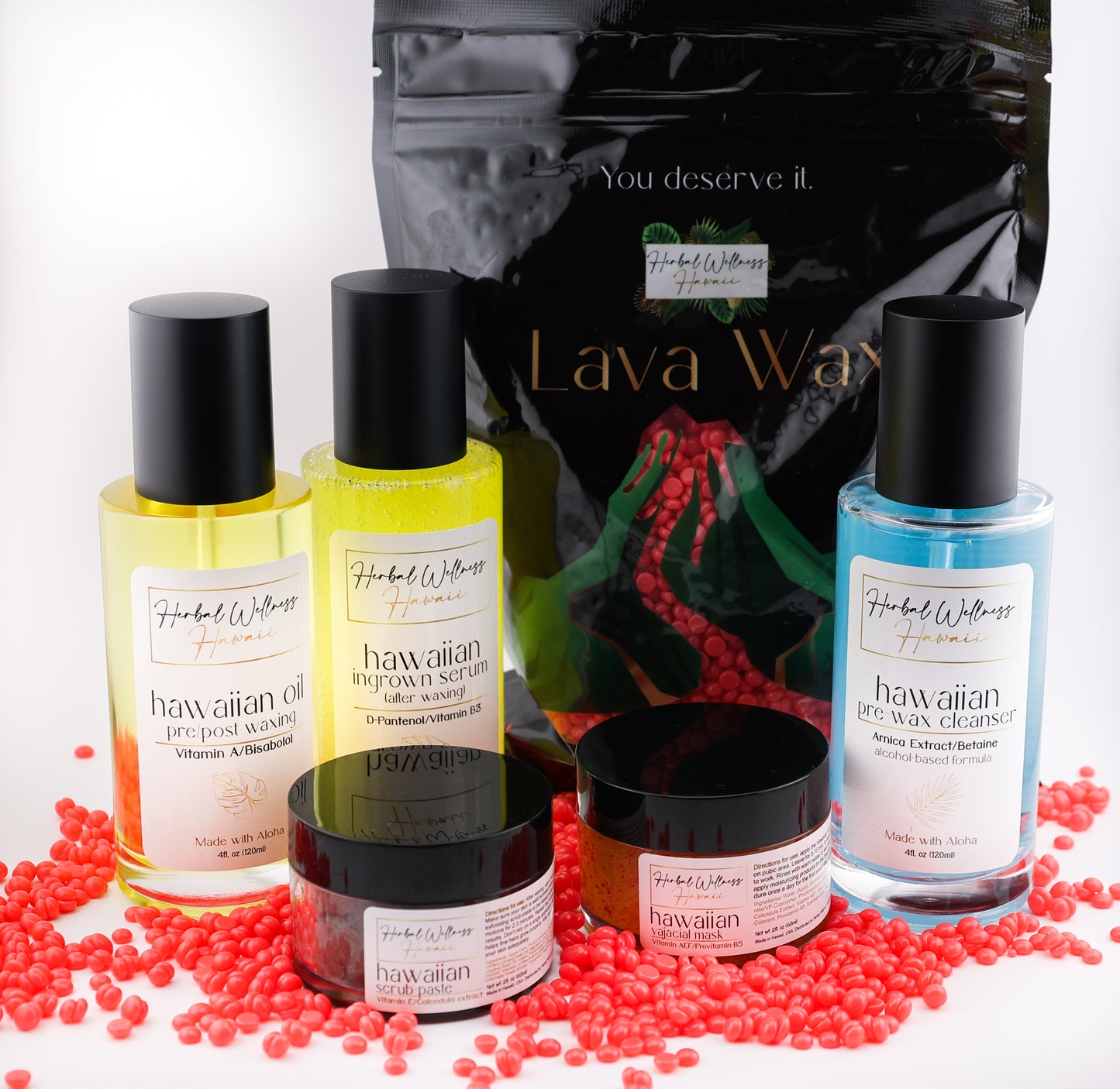 Esthetician Hawaiian Waxing Kit (4 Fl.oz or 1.7 Fl.oz)