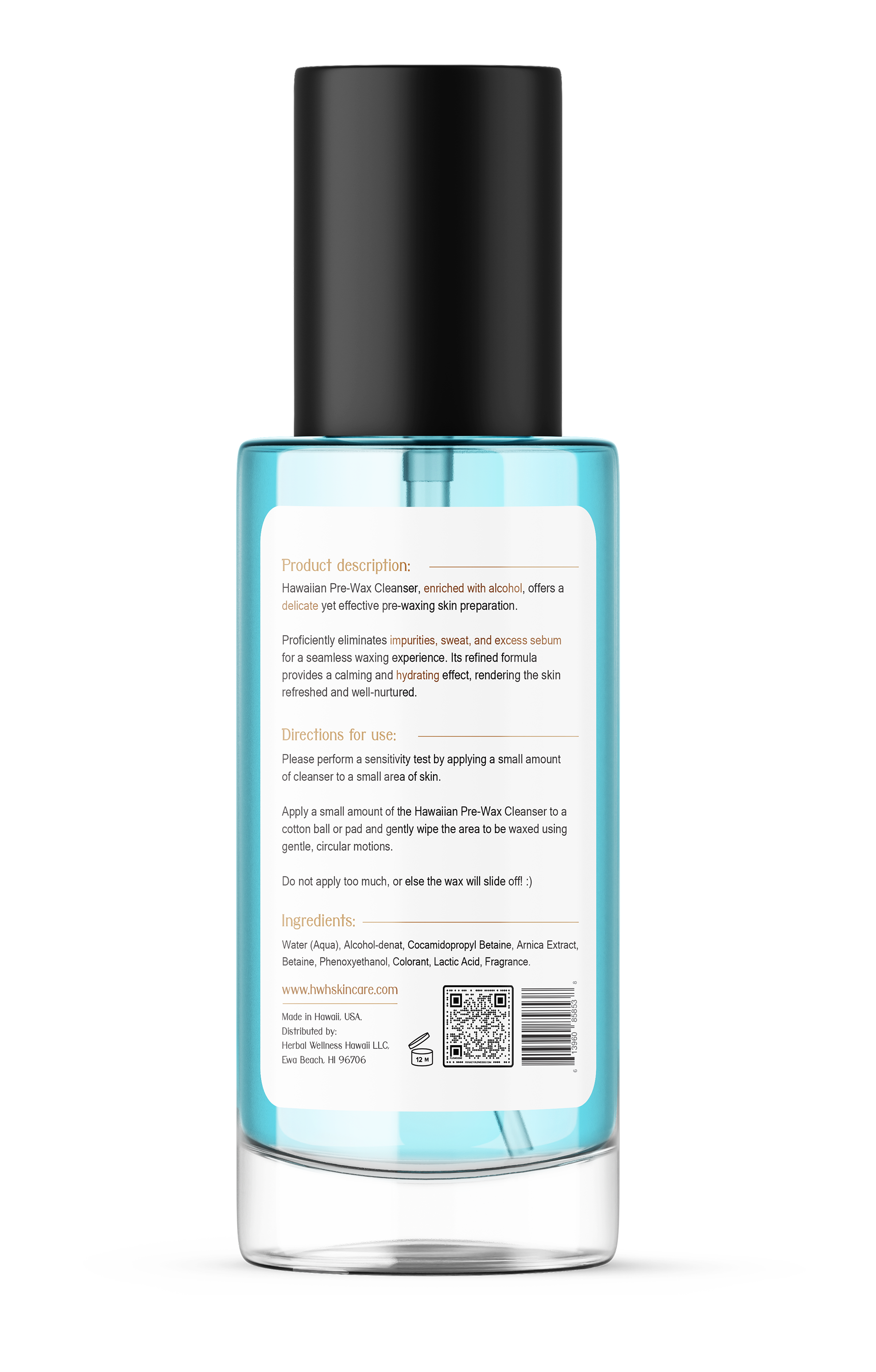 Hawaiian Pre-Wax Cleanser (Deep Purifying Formula)
